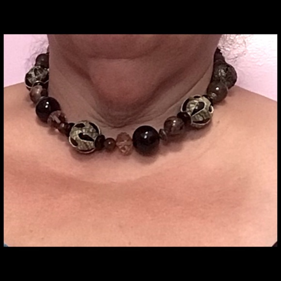 Artisan Crafted 16” Baubles Necklace & Matching Bracelet - Picture 4 of 8